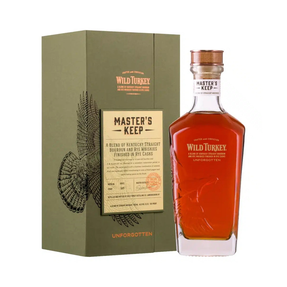 ウイスキー Wild Turkey Master's Keep Unforgotten Wild Turkey Master's Keep - Unforgotten 75 cl – premium-drinks.ch