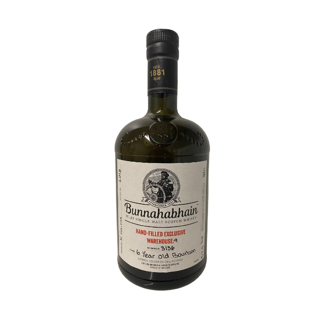 Bunnahabhain Handfill: 6 Years Bourbon Cask 70 cl