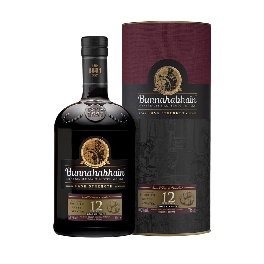 Bunnahabhain 12 Years Cask Strength (2025 Edition) 70 cl