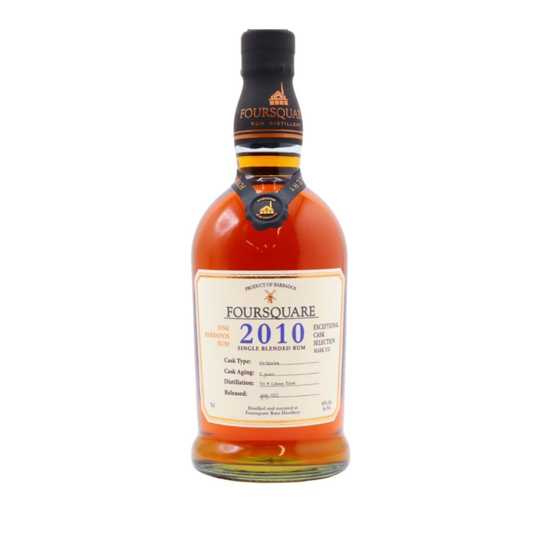 Foursquare 2010: Exceptional Cask Sel. XXI 12 Years (Cask Strength) 70 cl