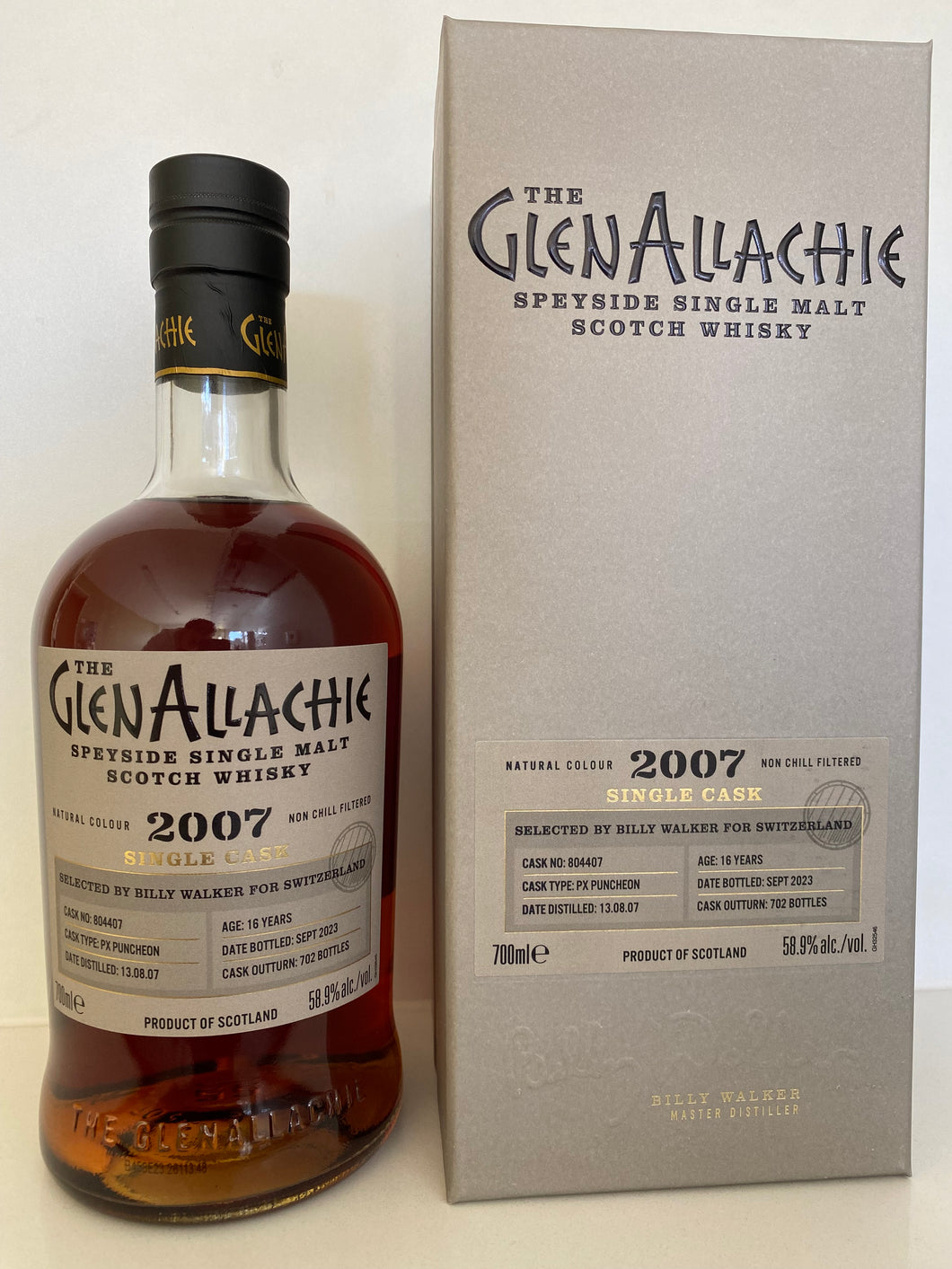 GlenAllachie 2007: Single Cask for Switzerland 70 cl