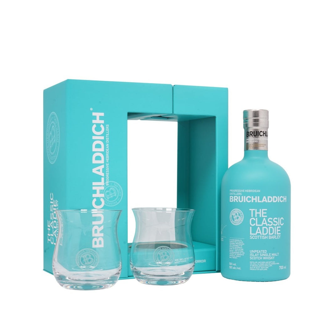 Bruichladdich The Classic Laddie 70 cl: Set mit 2 Gläsern