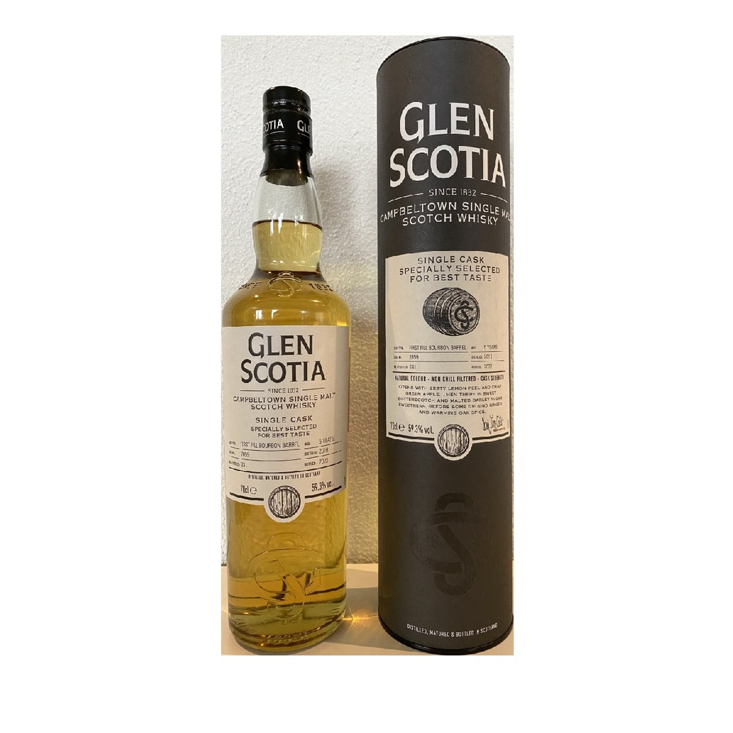 Glen Scotia 2016/2022: Firstfill Bourbon Barrel 70 cl