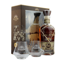 Laden Sie das Bild in den Galerie-Viewer, Plantation Barbados XO Rum 20th Anniversary Geschenkset mit 2 Gläsern 70 cl
